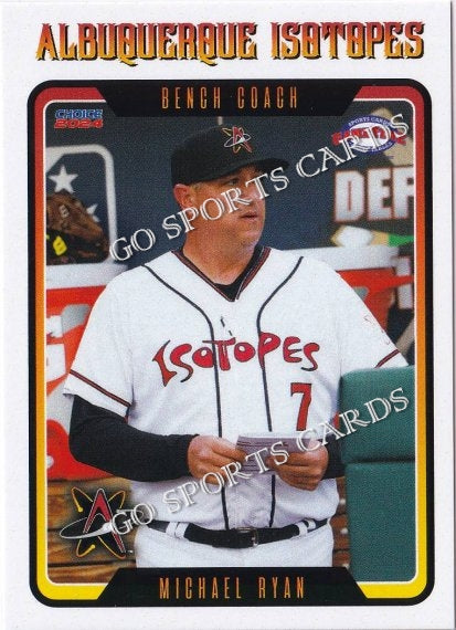 2024 Albuquerque Isotopes Michael Ryan