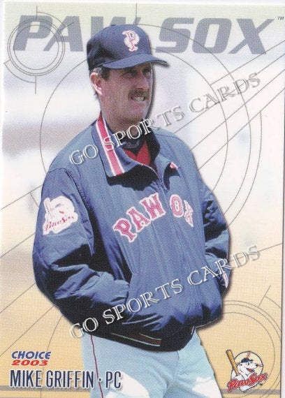 2003 Pawtucket Red Sox Mike Griffin