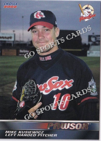 2002 Pawtucket Red Sox Mike Kusiewicz