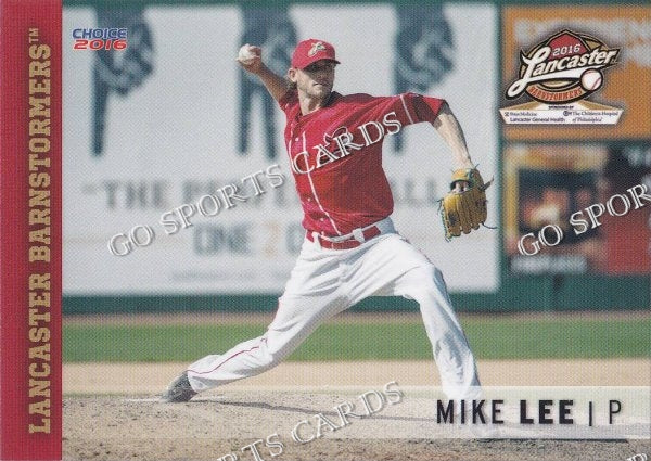 2016 Lancaster Barnstormers Mike Lee