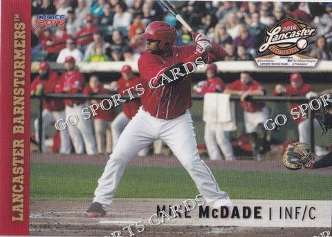 2016 Lancaster Barnstormers Mike McDade