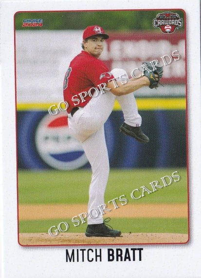 2024 Hickory Crawdads 2nd Mitch Bratt