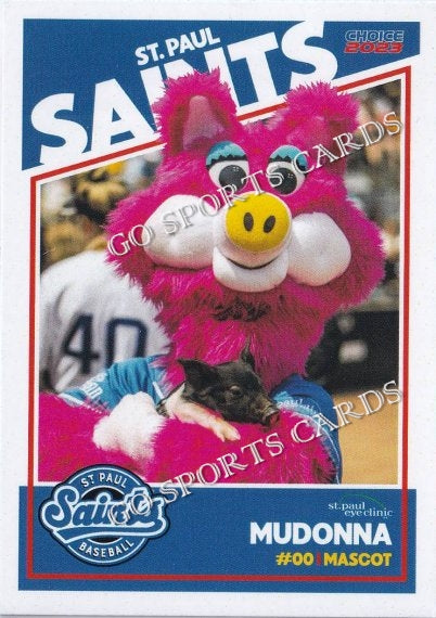 2023 St Paul Saints Mudonna Mascot