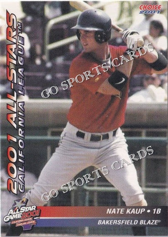 2001 California Carolina League All Star Game Nate Kaup