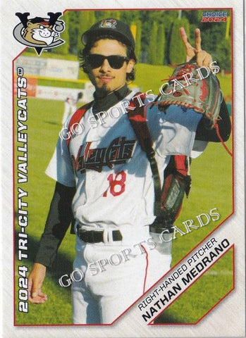 2024 Tri City ValleyCats Nathan Medrano