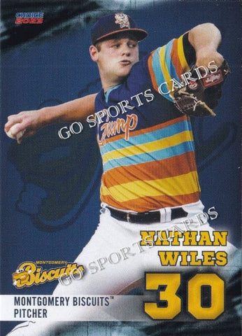 2023 Montgomery Biscuits Nathan Wiles