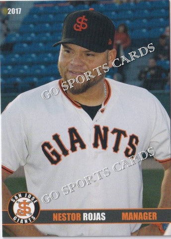 2017 San Jose Giants Nestor Rojas