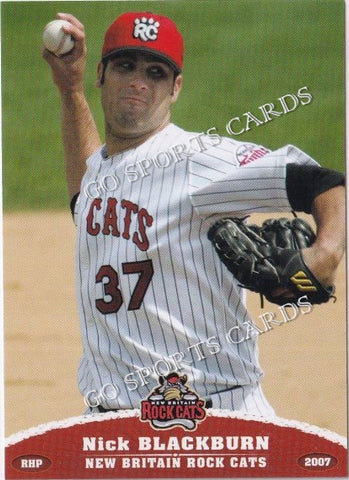 2007 New Britain Rock Cats Nick Blackburn