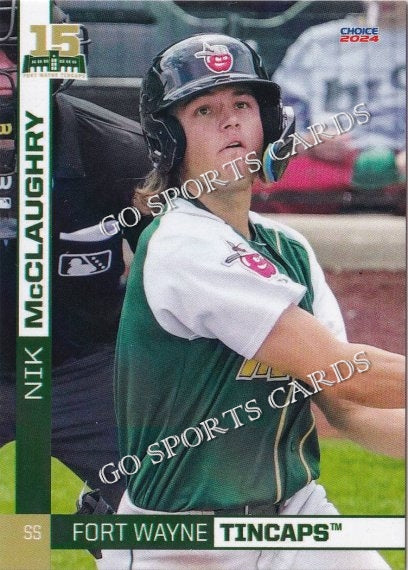 2024 Fort Wayne TinCaps Nik McClaughry