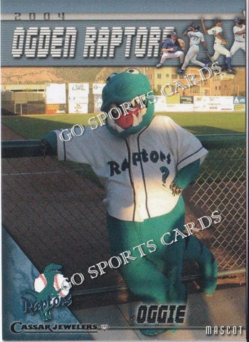 2004 Ogden Raptors Oggie Mascot