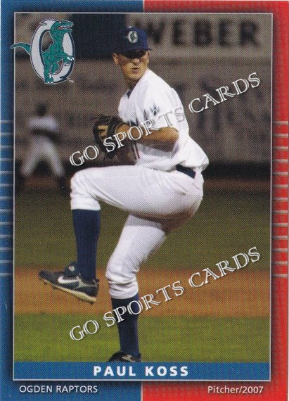 2007 Ogden Raptors Paul Koss