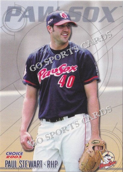 2003 Pawtucket Red Sox Paul Stewart