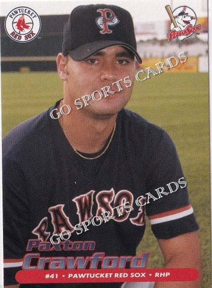 2001 Pawtucket Red Sox Paxton Crawford