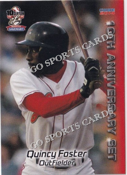 2014 Lancaster Barnstormers 10th Anniversary Quincy Foster