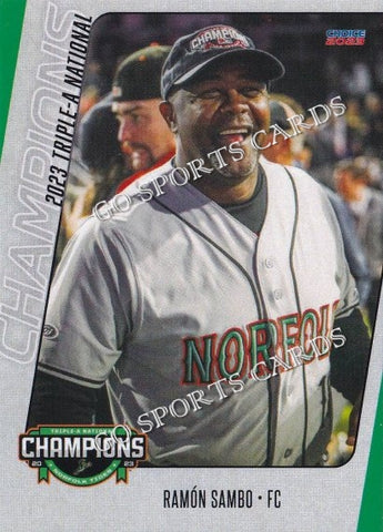 2023 Norfolk Tides Champions Ramon Sambo