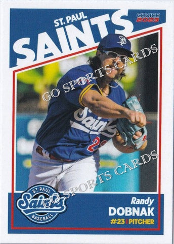 2023 St Paul Saints Randy Dobnak