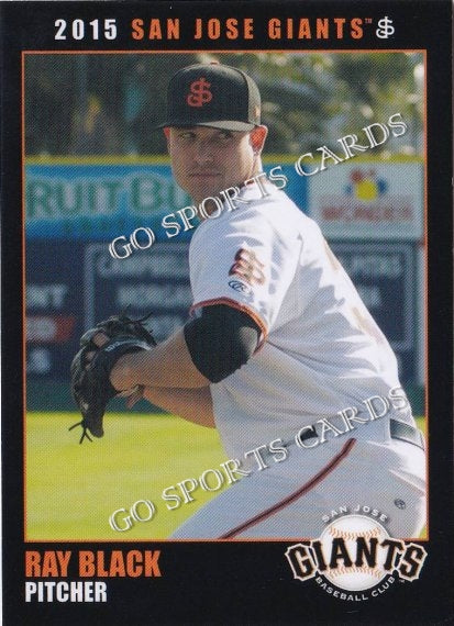 2015 San Jose Giants Ray Black