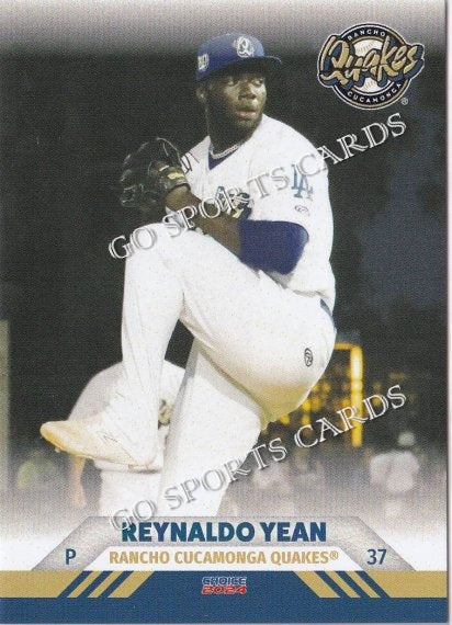 2024 Rancho Cucamonga Quakes Reynaldo Yean