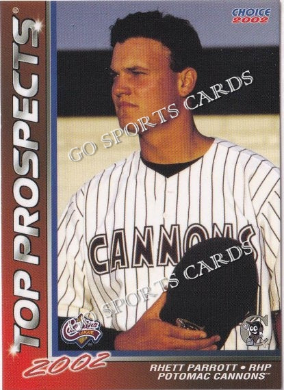 2002 Carolina League Top Prospects Rhett Parrott