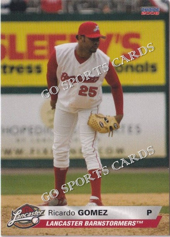 2008 Lancaster Barnstormers Ricardo Gomez