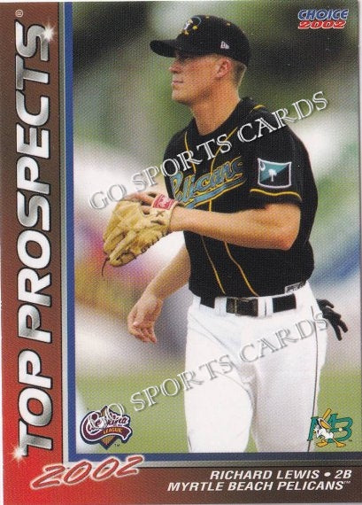 2002 Carolina League Top Prospects Richard Lewis