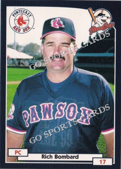 2000 Pawtucket Red Sox Rich Bombard