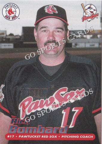 2001 Pawtucket Red Sox Rich Bombard