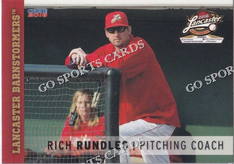 2016 Lancaster Barnstormers Rich Rundles