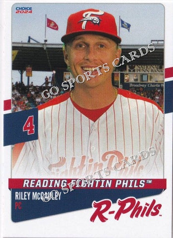 2024 Reading Fightin Phils Riley McCauley