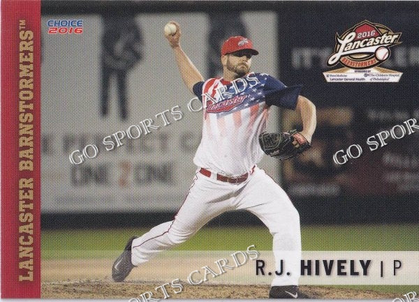 2016 Lancaster Barnstormers RJ Hively