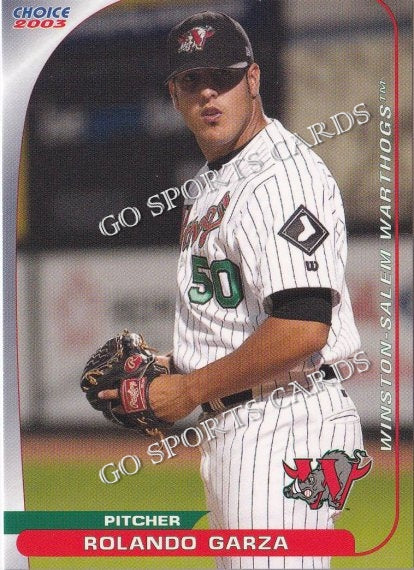 2003 Winston Salem Warthogs Rolando Garza