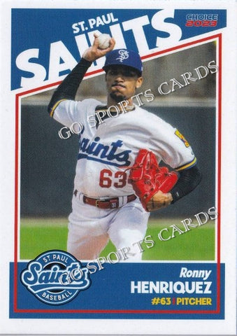 2023 St Paul Saints Ronny Henriquez