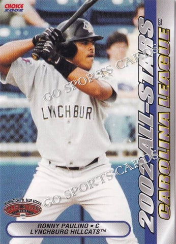 2002 California Carolina League All Star Game Ronny Paulino