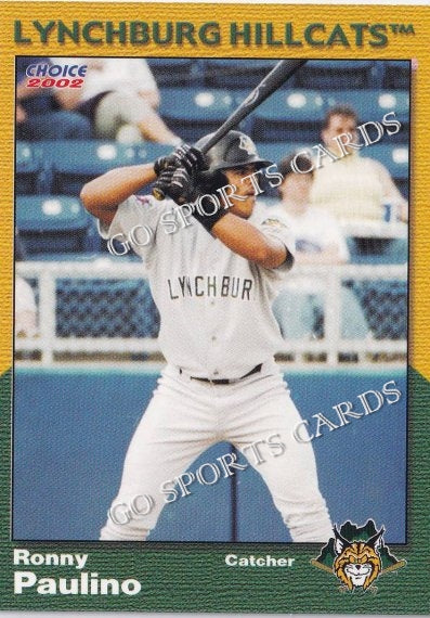 2002 Lynchburg Hillcats Ronny Paulino