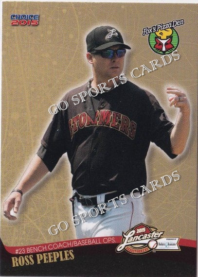 2015 Lancaster Barnstormers Ross Peeples