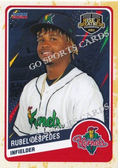 2024 Cedar Rapids Kernels Rubel Cespedes