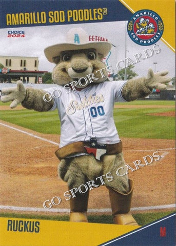 2024 Amarillo Sod Poodles Ruckus Mascot