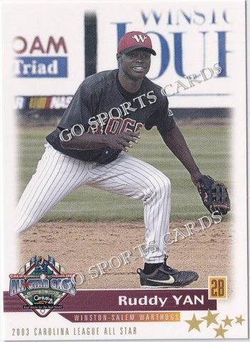 2003 California Carolina League All Star Game Ruddy Yan