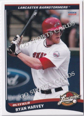 2012 Lancaster Barnstormers Perforated Ryan Harvey