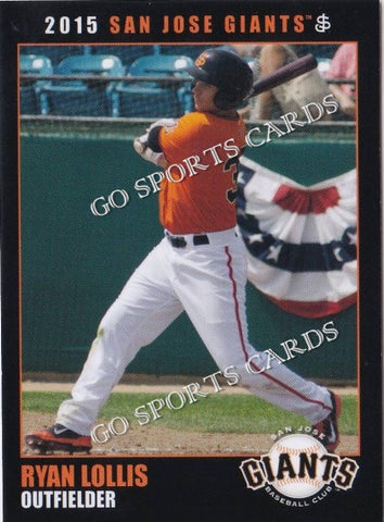 2015 San Jose Giants Ryan Lollis