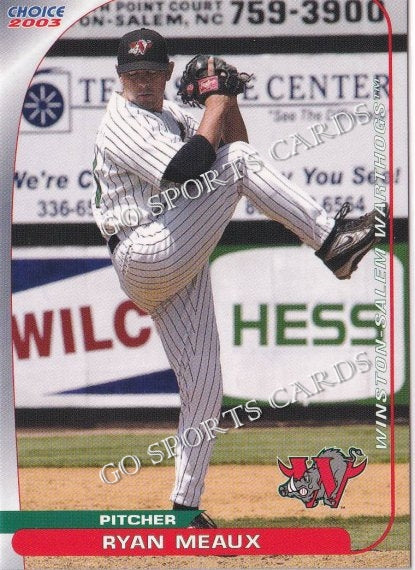 2003 Winston Salem Warthogs Ryan Meaux