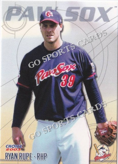 2003 Pawtucket Red Sox Ryan Rupe