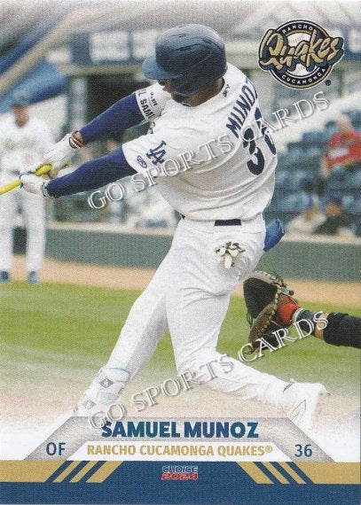 2024 Rancho Cucamonga Quakes Samuel Munoz