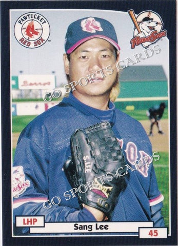 2000 Pawtucket Red Sox Sang Lee