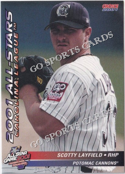 2001 California Carolina League All Star Game Scotty Layfield