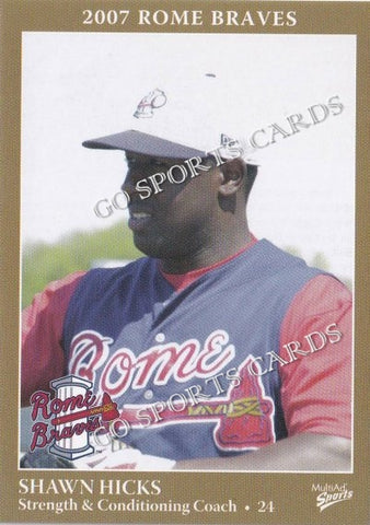 2007 Rome Braves Shawn Hicks