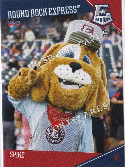 2024 Round Rock Express Spike Mascot