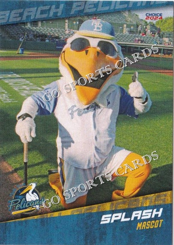 2024 Myrtle Beach Pelicans Splash Mascot