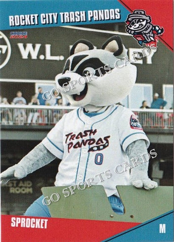 2024 Rocket City Trash Pandas Sprocket Mascot