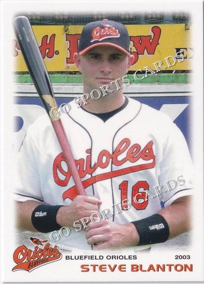 2003 Bluefield Orioles Steve Blanton